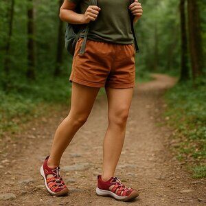 Keen Women Sandals Size 8.5 Outdoor Afro Red Waterproof Hiking Trail River Shoes